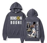 Générique Benson Boone Sweat À Capuche pour Hommes Et Femmes, Hauts Décontractés, Surdimensionnés, Pulls Streetwear (2 XL)