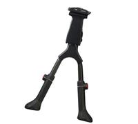 Générique Béquille Centrale pour Vélo en Alliage D'aluminium, Double Pied Réglable et Mécanisme de Dégagement Rapide, Légère et Compacte, Convient pour Deux, sans Glande