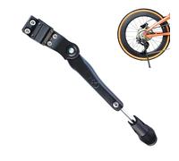 Générique Béquille - Support Latéral Aluminium Réglable, Pied Antidérapant, Jambe Stationnement Cyclisme, Bâton Robuste, Accessoires Bicyclette, Pièce Rechange | pour Route Montagne 24-27.5 Pouces