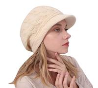 Générique Béret Bleu Homme Séchage des Cheveux Microfibre Fibre Velours Extra Long Bain Cheveux Serviette Wrap Cheveux Secs Chapeau Sèche Turban Casquette Fraise (Beige, One Size)