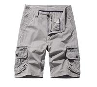 Générique Bermuda Cargo Homme Bleu De Travail Pantalon Taille Elastique Short Chantier Shorts Sport VTT Vêtements pour Pantalons Randonnée Jean Chino Pantacourt Et Bermudas Running Vetement Ete