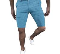 Générique Bermuda Homme Léger Été Shorts De Travail Court avec Poches Taille Elastique Confortable Short Cargo Coupe Classique Grandes Tailles Disponibles Homme