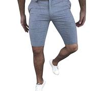 Générique Bermuda Homme Léger Été Shorts De Travail Court avec Poches Taille Elastique Confortable Short Cargo Coupe Classique Grandes Tailles Disponibles Homme