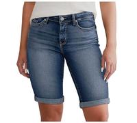 Générique Bermuda Jean Femme Taille Basse Short en Sexy Stretch Elastique Shorty De Bain Déchiré avec Poches Boutonnées pour Ete Jeans Raspail Leopard Vintage Large Grande Ajustable