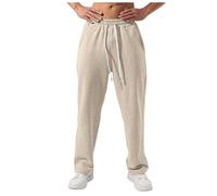 Générique Bermuda Slim Homme Beige Escalade Bootcut Pantacourt Patchwork Japonais Confortable Fitness sans Rando Handicap Coloré Cotele Braguette Latérales Multipoches Rehausseur Bottines Imitation M
