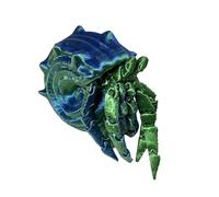 Générique Bernard- Articulé Impression 3D - ABS Modèle Flexible Jouet | Figurine Animale Marine De Collection | Décoration De Bureau Mobile Fidget pour Amateurs D'Océan Et Cadeau Créatif
