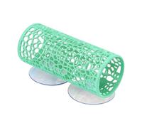 Générique Betta Tunnel with Suction Cup - ABS 10x4.2cm Hollow Cave Decor - Aquarium Fish Toy Hiding Spot for Shrimp Guppy Reptile - Safe Hanging Bed