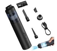 Générique Bgnie Vacuum Cleaner, Slim V8 Mate Cordless Car Vacuum, 4-in-1 Portable Mini Cordless Handheld Vacuum Cleaner, Vacuum High Power 19000pa, Perfect for Home & Car (Black)