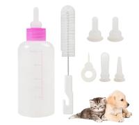 Générique Biberons pour Chaton pour kit d'allaitement,biberons pour Chiots pour Allaitement | Ensemble de biberons d'allaitement pour Chats, 7 pièces,Kit Complet de pour Animaux de compag