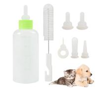 Générique Biberons pour Chaton pour kit d'allaitement,biberons pour Chiots pour Allaitement, Ensemble de biberons d'allaitement 7 pièces pour Chats, Système d'alimentation, kit de biberon d'allait