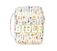 Générique Bible Bag, Aesthetic Handbag, Cute Floral Letter Bible Tote For Women, Teenagers Girls Notebooks Stationery Bookmarks School College Workplace Church Travel Casual Daily