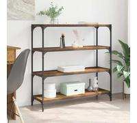 Générique Bibliothèque Bois Ancien 100 x 33 x 100 cm,Meubles,Étagères,Bibliothèques,Marron,17.65 KG,881117