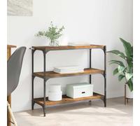 Générique Bibliothèque Bois Ancien 80 x 33 x 70,5 cm,Meubles,Étagères,Bibliothèques,Marron,11.26 KG,881108