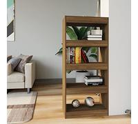 Générique Bibliothèque/Cloison Chêne Marron 60x30x135cm Bois d'ingénierie,Meubles,Étagères,Bibliothèques,Brun,24.78 KG,813607