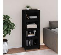 Générique Bibliothèque en Bois de pin Massif 50x35x125,5 cm, étagère Classique avec Grand Espace de Rangement pour Livres, Magazines et décoration, idéale pour Chambre, Bureau ou entrée,