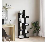 Générique Bibliothèque en Chêne Noir 48x25,5x140 cm,Bibliothèques,13.8KG-862681