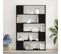 Générique Bibliothèque Noir Chêne 100x24x155 cm Bois d'ingénierie,Meubles TV,27.4KG-862698