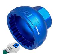 Générique Bicycle Bottom Bracket Socket - Installation Wrench | Bike Crank Removal Tool | Aluminum Alloy BB Tool for Bearing Cassette Pedal Mountain Cycling Road Biking Repair