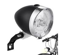 Générique Bicycle Light Front | Headlight for Bike | Retro Bright 3-LED Headlamp Waterproof for Night Riding Boys Women Kids Girls Scooter Adult Cycling