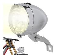 Générique Bicycle Light Front | Headlight for Bike | Retro Bright 3-LED Headlamp Waterproof for Night Riding Boys Women Kids Girls Scooter Adult Cycling