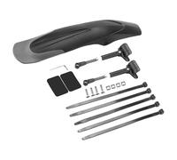 Générique Bicycle Mudguard - Bike Tire Splash Guard | Widen Bicycle Fenders with Mud Flaps, Universal Wheel Splash Blocker, Front Rear Tire Mud Guards, Universal Full Covers, Adjustable Bike Fenders