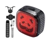 Générique Bicycle Rear Light - ABS PC Type-C Rechargeable Bike Tail Lamp
