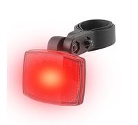 Générique Bicycle Rear Reflector - Cycling Safety Warning for Visibility | High Reflective Waterproof Material with Adjustable Clamp Mount, Night Riding Alert Accessory for Urban Road Use