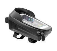 Générique Bicycle Top Tube Bag - PVC+EVA 20x10.5x7.5cm Large Capacity Front Beam Storage | Lightweight Pressure-Resistant Hard Shell Waterproof Crossbeam Cycling Bag for Supplies & Wallet