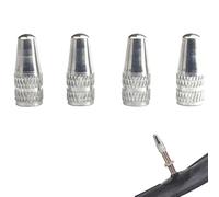 Générique Bicycle Valve Cap - Aluminum Alloy 4pcs Valvve Caps Colorful Bike Tire Stem Caps | Multifunctional French Style Valve Cap Tire Valvve Dust Covers for Outdoors Bike Accessories