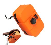 Générique Bicycles Saddle Bag, Mountain Bike Seat Bag, Quick-Release Tail Holder Storage Case for Urban Riding, Commuting, Bikepacking, and Racing, 5.79x3.23x2.24 inches, Orange, Green, Black
