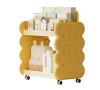Générique Bidaconction des en Bois en Rotation - Stockage De Bibliothèque pour en Bois éLégant | éTagnance D'organisation Toy Kid | éTagnance D'organisateur De Livre Garçons | Stand De Rangement
