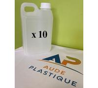 Générique Bidon 2 litres (10) - Jerrycan Blanc Naturel Translucide