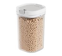 Générique Bidon en plastique robuste avec couvercle verrouillable et cuillère attachée pour un usage quotidien en cuisine, récipient de rangement en plastique