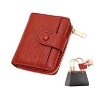 Générique Bifold Wallet - PU Leather Bifold Coin Pocket with ID Window | Lightweight Wallet with ID Window for Daily School Office Casual Travel Camping Business Trip