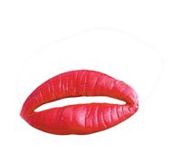 Générique Big Lip Prop, Red Lips Prank Toy, Sausage Mouth Decoration, Latex Funny Lips, Facial Cover for Parties, Pranks, Cosplay, Photo Props, 3.86x2.24 Inches, Red Color, 1 Piece