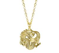 Générique Bijoux Canalisez l' du du zodiaque chinois avec ce collier pour vos proches! Gifts For Women (Gold, One Size)