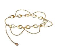 Générique Bijoux de corps chaîne de taille avec pendentif lunes et étoiles, adapté femmes élégantes, améliorant le look avec des robes, chaîne de hanche, bijoux de corps