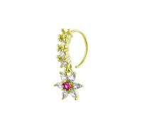 Générique Bijoux de corps clous de nez adaptés fêtes quotidiennes, mariages avec croix élégantes en forme de fleur et de papillon, anneaux de nez réglables, anneaux de fête