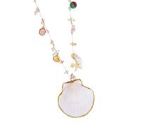 Générique Bijoux de taille en métal robuste avec pierres précieuses naturelles pour les fêtes à la et les sources chaudes, chaîne de corps en pierre naturelle
