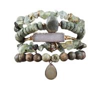 Générique Bijoux faits à la main, de perles, breloque réglable, pierre artistique pour le confort et les styles en toutes occasions, bijoux artistiques