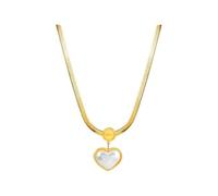 Générique Bijoux sculpture amour cœur forme perle charmes chaîne choker colliers boucles d'oreilles pour les femmes