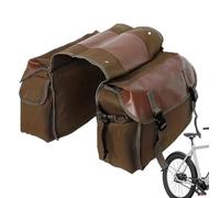 Générique Bike Bag,Waterproof Canvas Saddlebag Organizer - Motorcycle Tool Bag | for Motorbike Scooter Biking Touring Commuting Travel Road Trip Urban Riding Biking