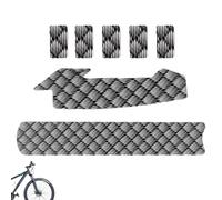 Générique Bike Chain Guard Protector - Bicycle Frame Chain Protective Pad | Adhesive Protectors Film Cover for Road Bikes Folding Bikes Cycling Accessories
