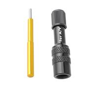 Générique Bike Fork Valve Adapter | Shock Pump Valve Adapter-Anti-Slip V́alve Extender Extension Converter Nozzle | Tire Pump Accessories for Bicycle Ṕump V̀alve Extender with Ball Air P̀ump Ádapter