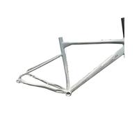 Générique Bike Frame Thru Axle S/M/L Bicycle Frameset with Aluminum Alloy Front Fork Road Maximum Tire Volume 700x40C(Primary Colors,505mm(173-185cm))