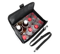 Générique Bike Front Bags, Folding Handlebar Organizer with Quick Release, 7L Insulated Storage Bag with Shoulder Strap for Hot and Cold Food, Drinks, Snacks, Beers, Fruits, 8.86x5.91x12.6 inches