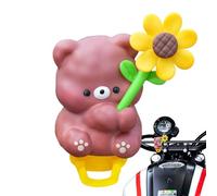 Générique Bike Handlebar Decor - 3 inch ABS Streamline | Heat Resistant Accessory | Cute Decor for All Bicycle Types