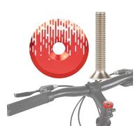 Générique Bike Headset Top Cover - Mountain Bike Headset Stem Cover, Tight Thread Design Fork Tube Ĥeadset Cap for Intense Mountain Cross-Country and Long-Distance Road Riding