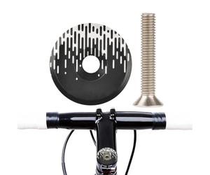 Générique Bike Headset Top Cover - Mountain Bike Headset Stem Cover, Tight Thread Design Fork Tube Ĥeadset Cap for Intense Mountain Cross-Country and Long-Distance Road Riding