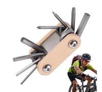 Générique Bike Tool Kit, Cycling Maintenance Set, Foldable Multi Tools, Portable Bicycle Repairs Accessories for Quick Fixes, Road Bikes, Mountain Repair, Daily Ride, Roadside, 6.3/3.4/2.7 inches